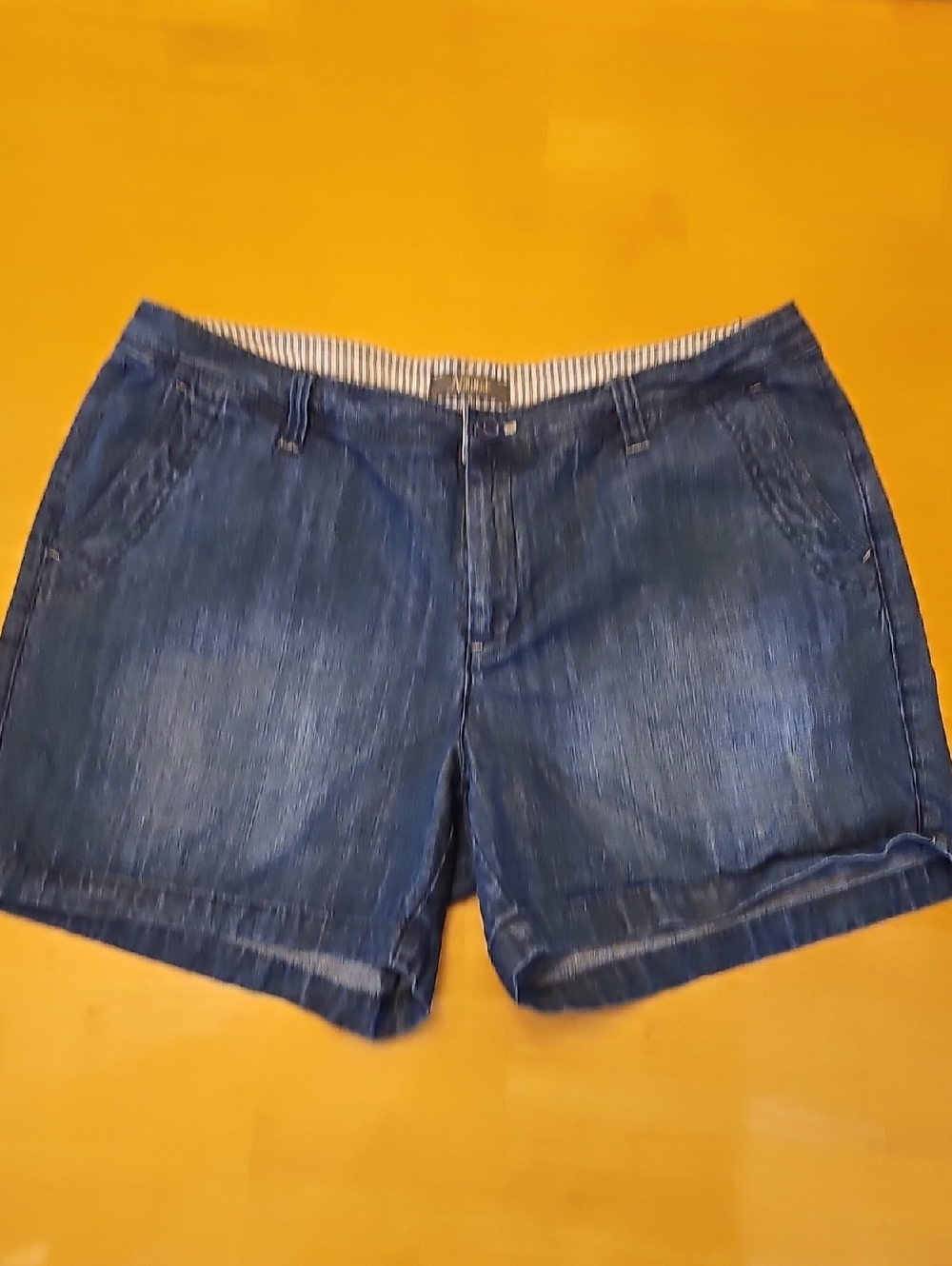Natural Reflections Women's Denim Shorts - Dark Blue Wash